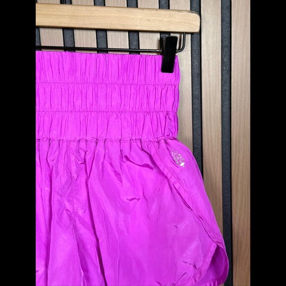 Free People Short Small Womens Purple High Rise FP Movement Lined - Picture 3 of 9